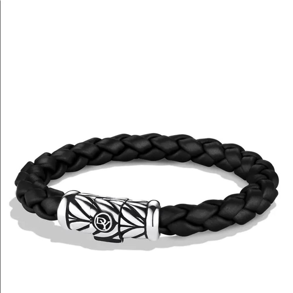 DAVID YURMAN Men’s Chevron Bracelet Black